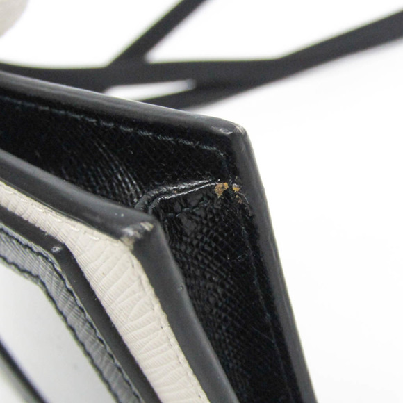 PRADA Saffiano Leather Smartphone Card Holder in Black - Picture 7 of 12